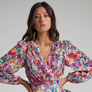 Showpo. Can I Be Your Honey Dress in Packed Floral